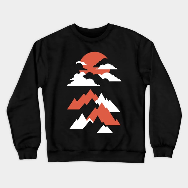 Sunrise Crewneck Sweatshirt by ZekeTuckerDesign